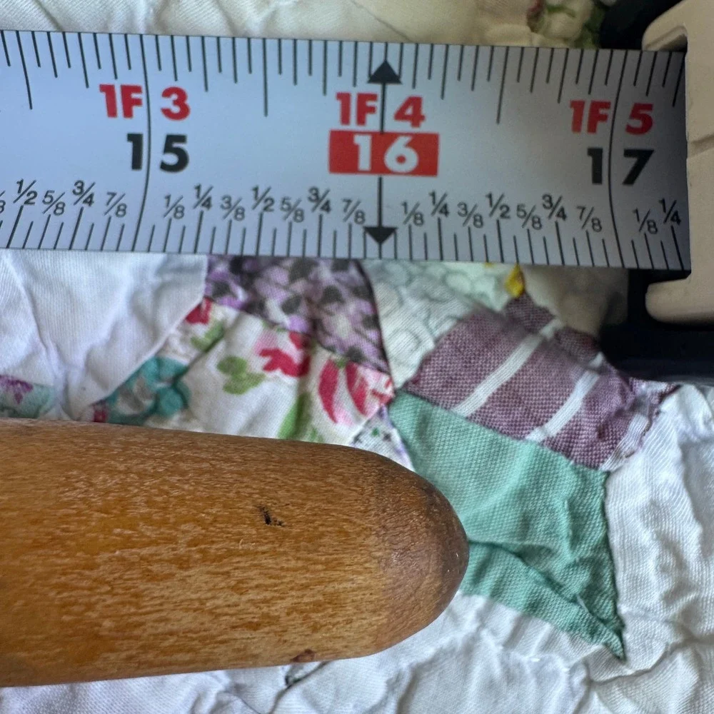 Vintage Antique Wooden Rolling Pin Primitive Farmhouse Kitchen Home Decor 16